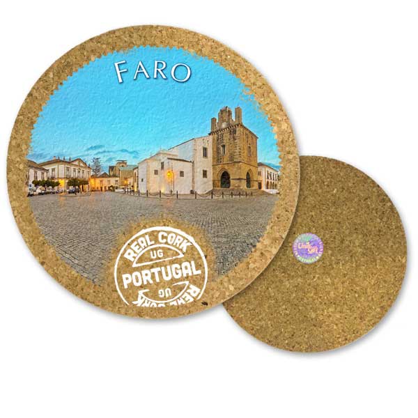 19cm cork round base