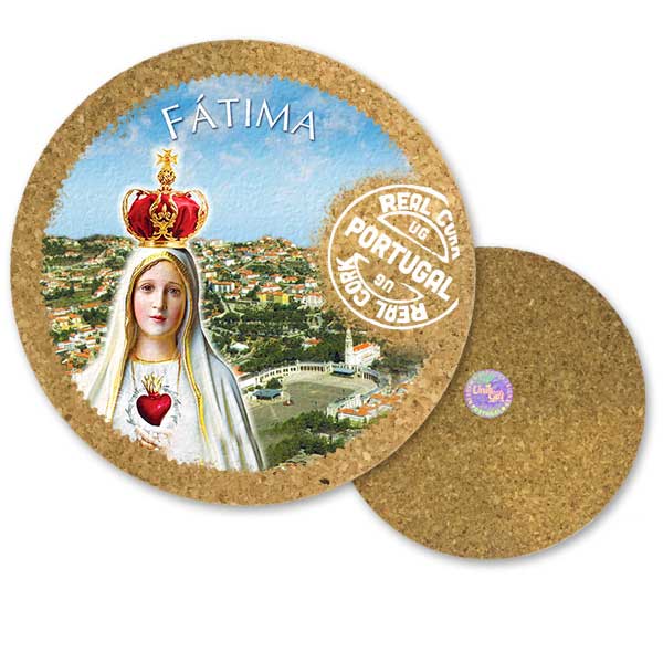 19cm cork round base