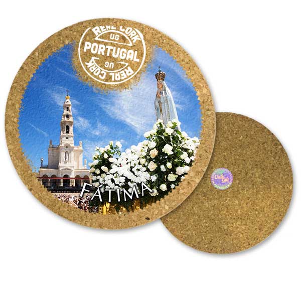 19cm cork round base