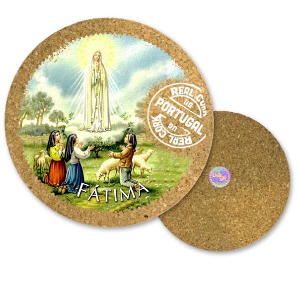 19cm cork round base