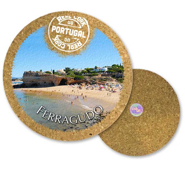 19cm cork round base