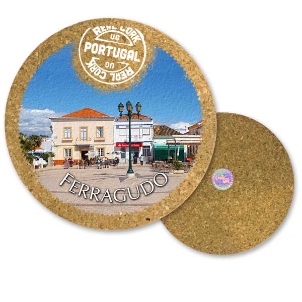 19cm cork round base