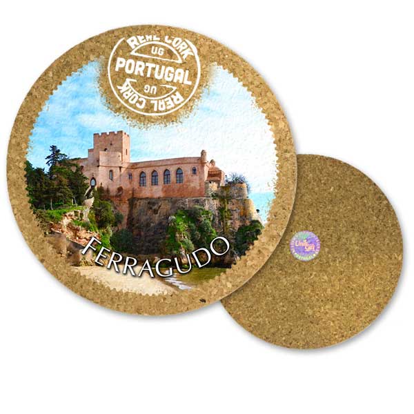 19cm cork round base