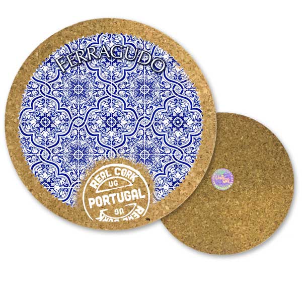 19cm cork round base