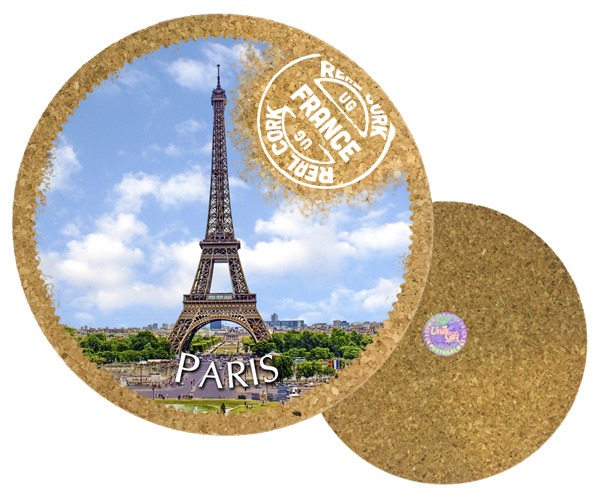 19cm cork round base