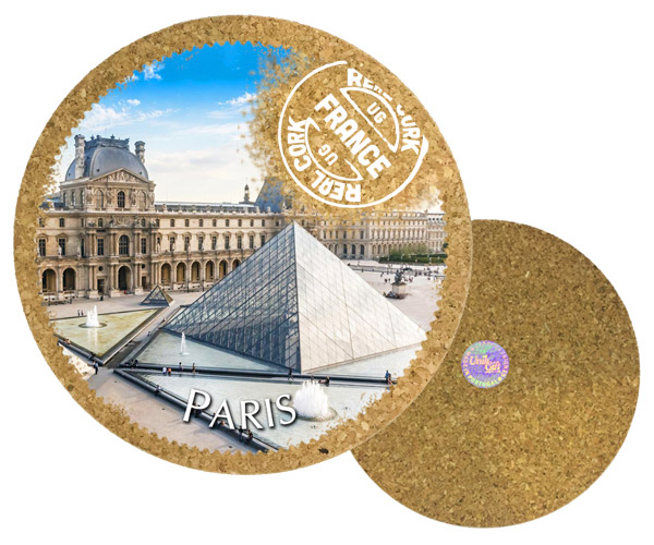 19cm cork round base