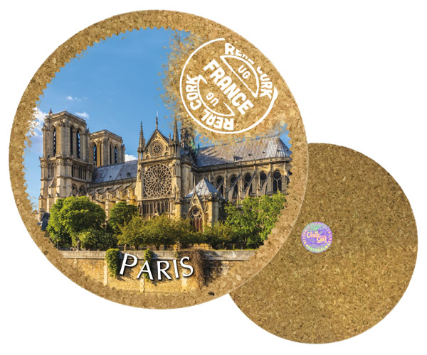 19cm cork round base