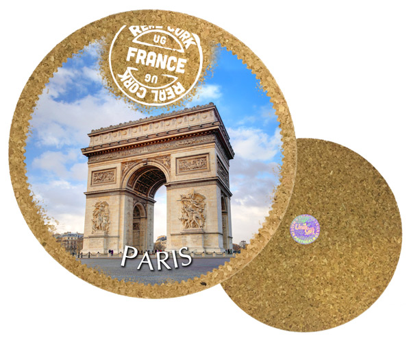 19cm cork round base