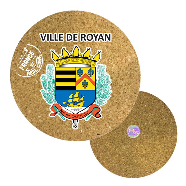 Round cork bases 195mmx10mm