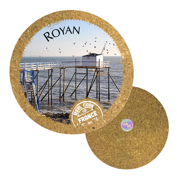 Round cork bases 195mmx10mm