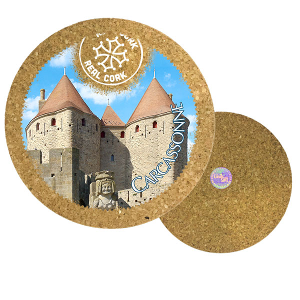 19cm cork round base