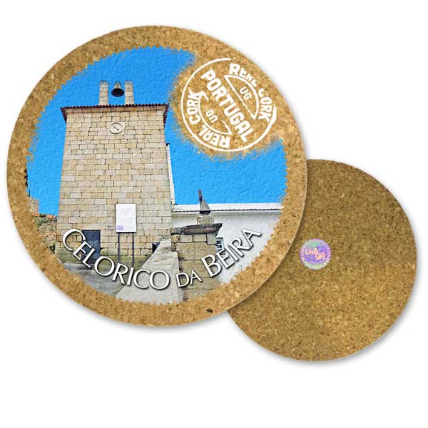 19cm cork round base