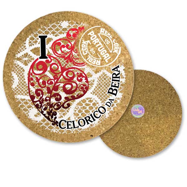 19cm cork round base