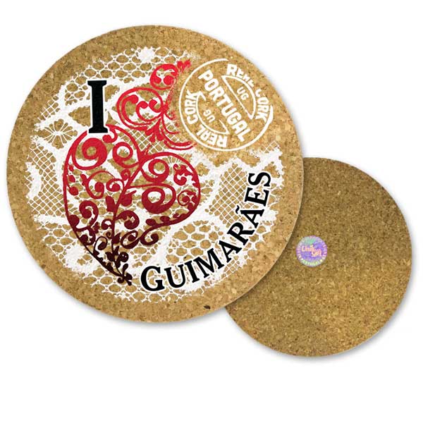 19cm cork round base