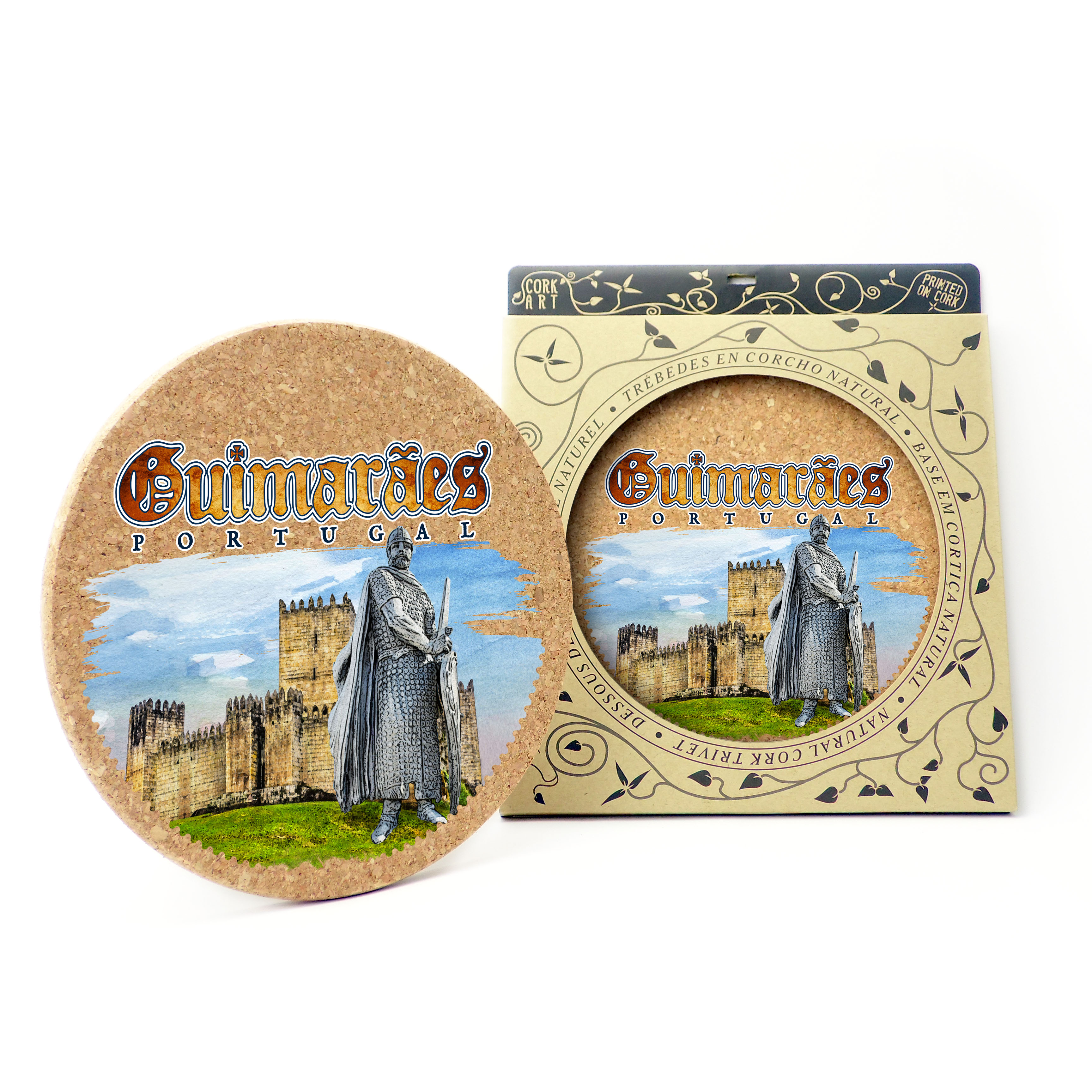 19cm cork round base