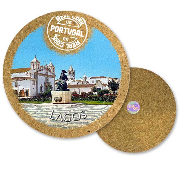 Round cork bases 195mmx10mm