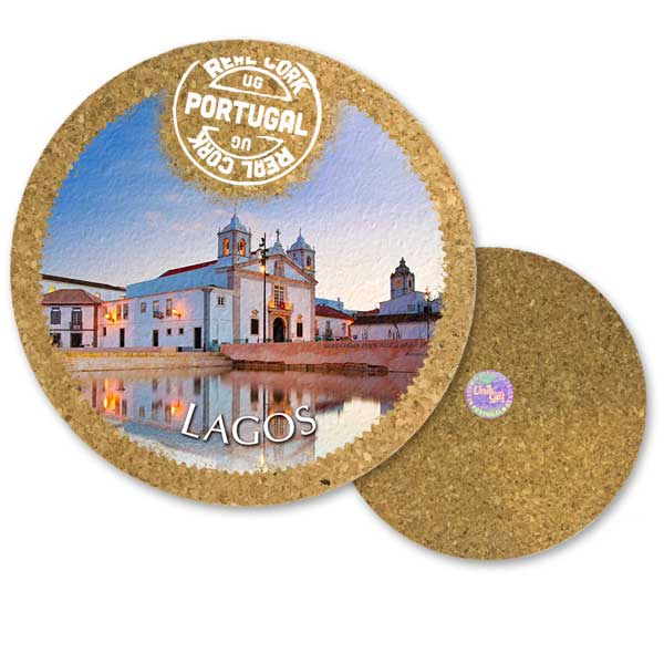 Round cork bases 195mmx10mm