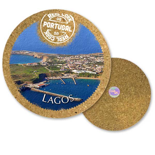 Round cork bases 195mmx10mm