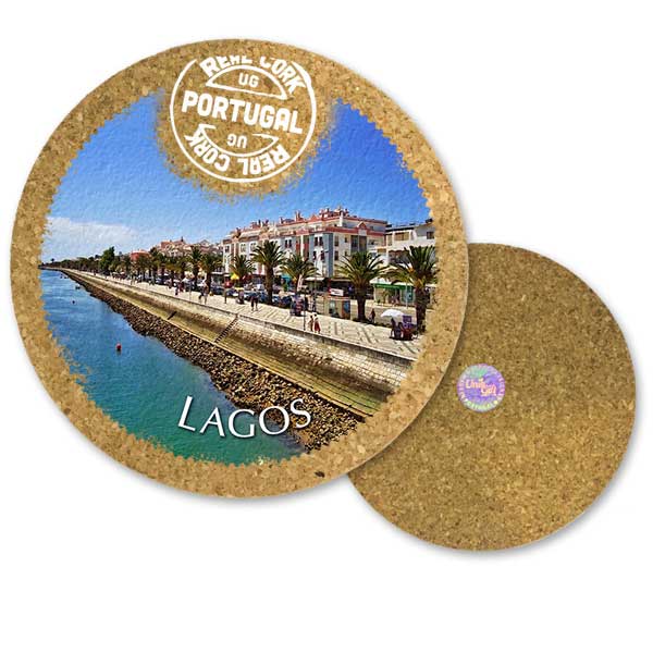 Round cork bases 195mmx10mm