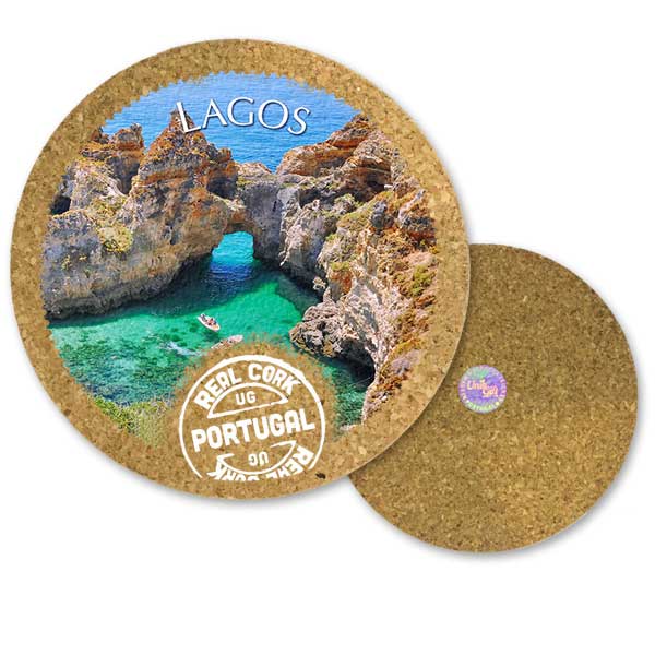 Round cork bases 195mmx10mm