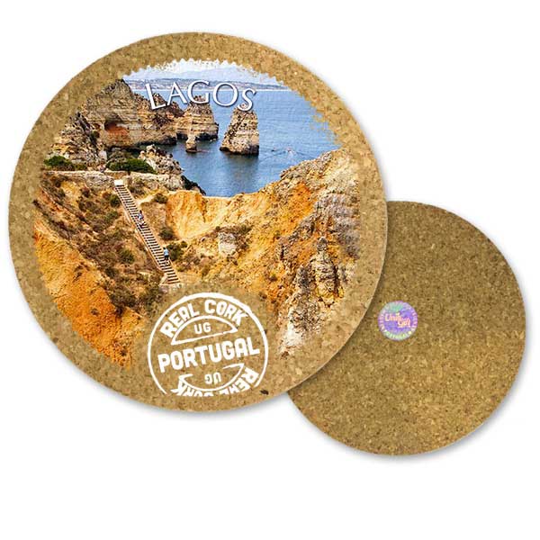 Round cork bases 195mmx10mm