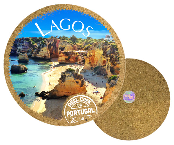 Round cork bases 195mmx10mm