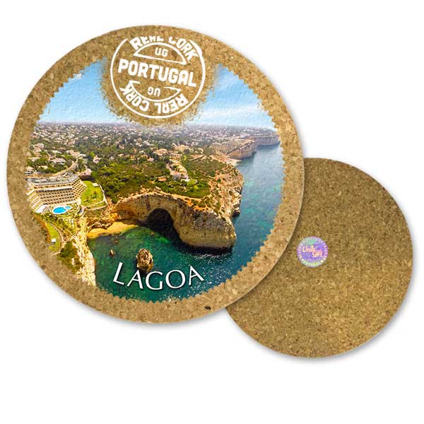 19cm cork round base