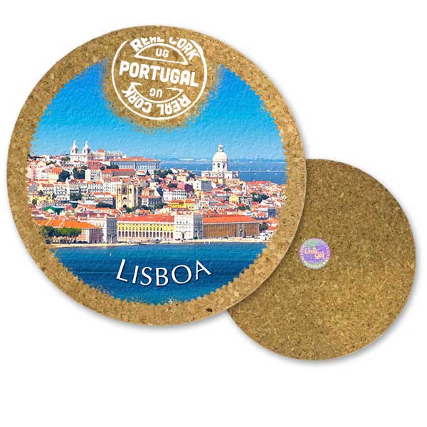 19cm cork round base