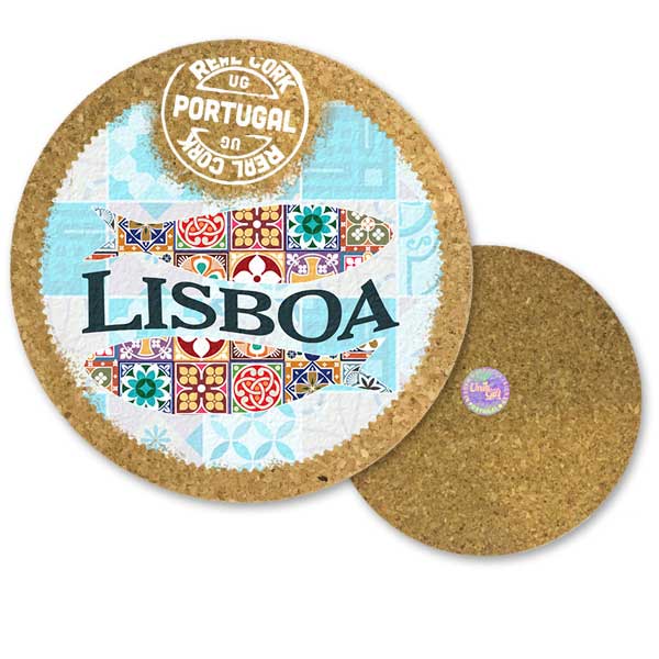 19cm cork round base