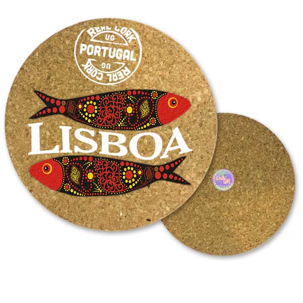 19cm cork round base