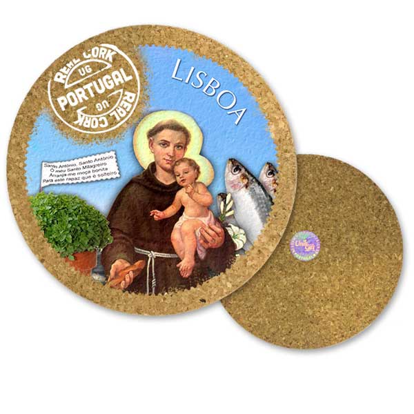 19cm cork round base