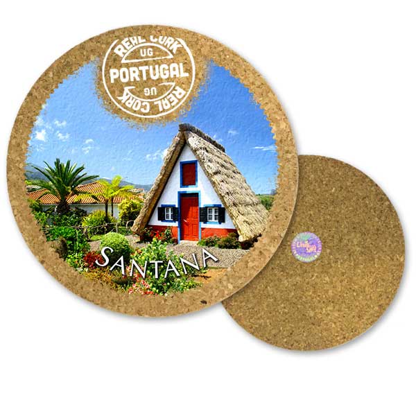 19cm cork round base