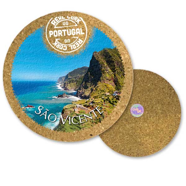 19cm cork round base