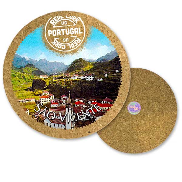 19cm cork round base