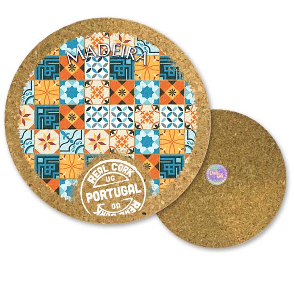 19cm cork round base