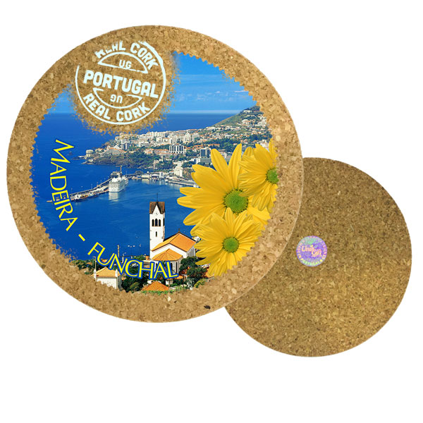 19cm cork round base