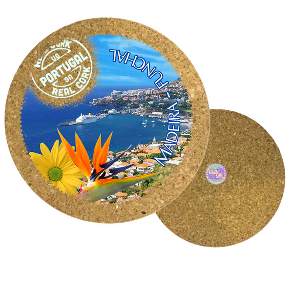 19cm cork round base