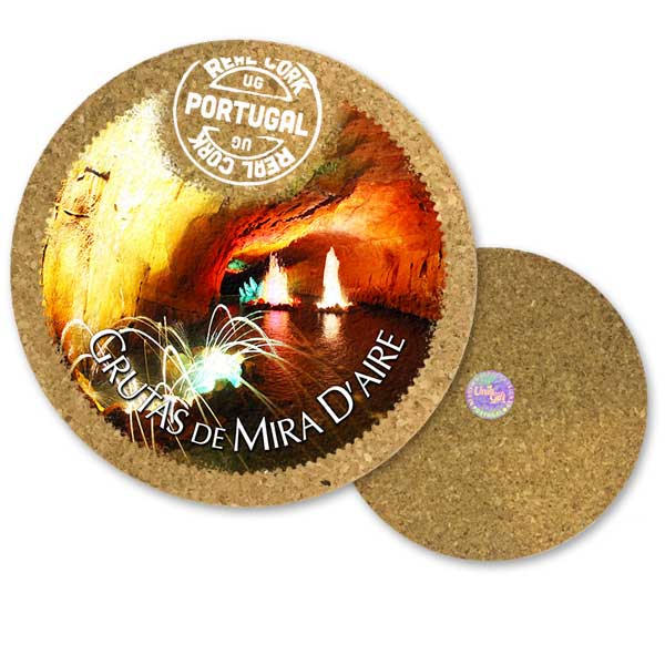 19cm cork round base