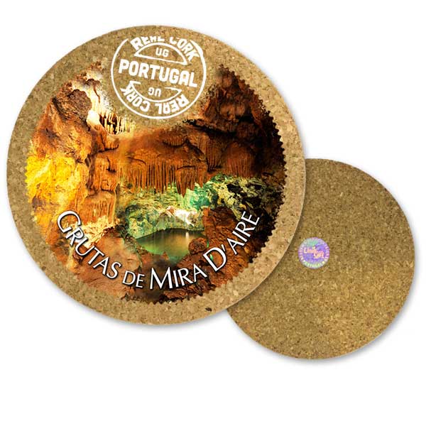 19cm cork round base