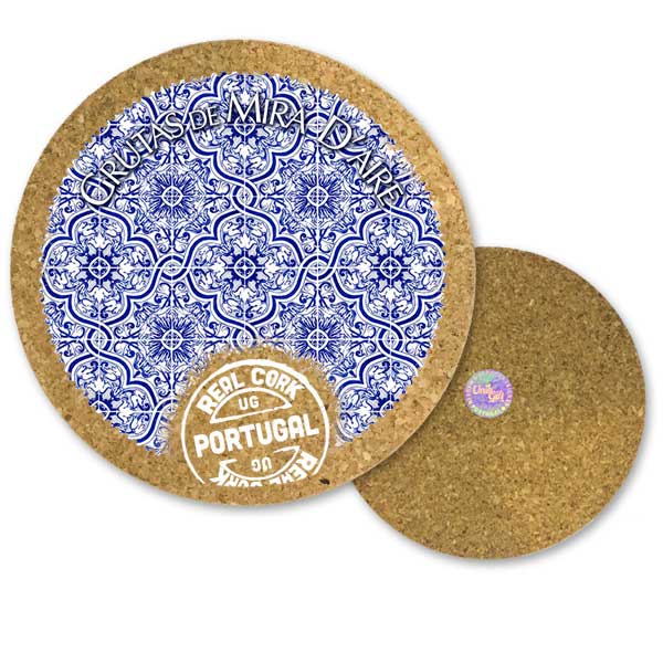 19cm cork round base