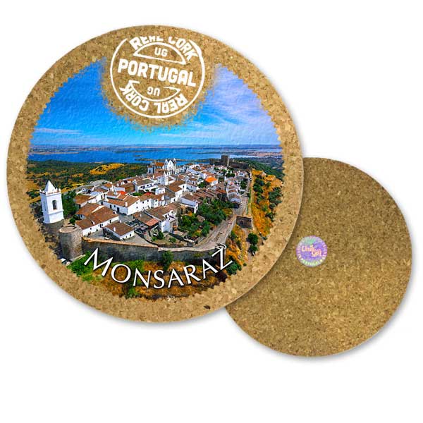 19cm cork round base