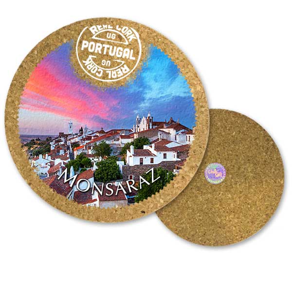 19cm cork round base