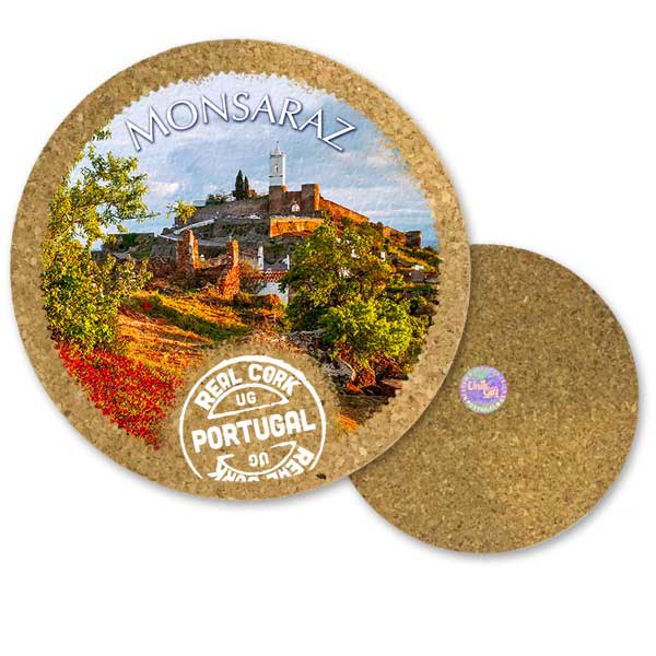 19cm cork round base