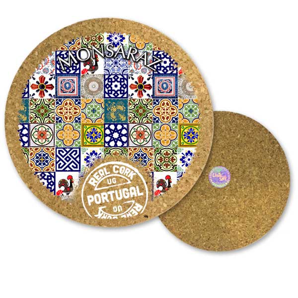 19cm cork round base