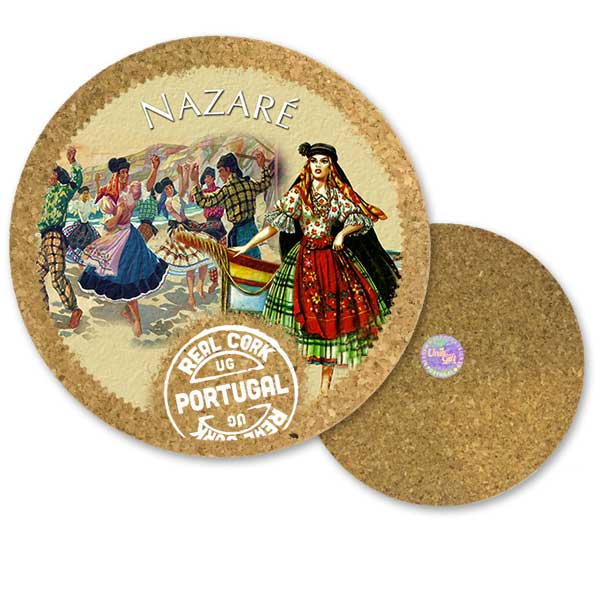 19cm cork round base