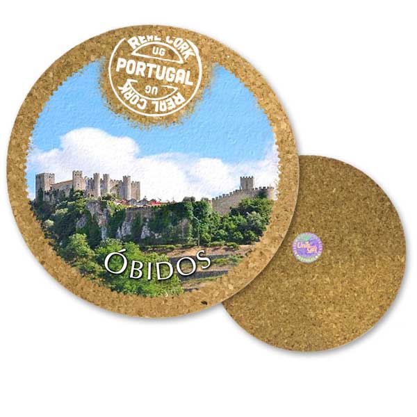 19cm cork round base