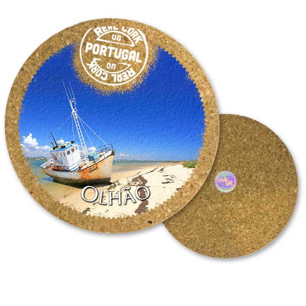 19cm cork round base