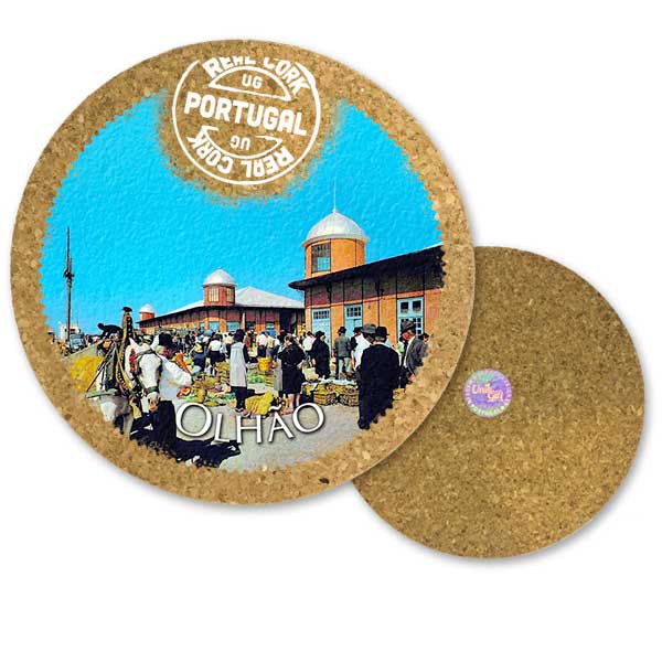 19cm cork round base