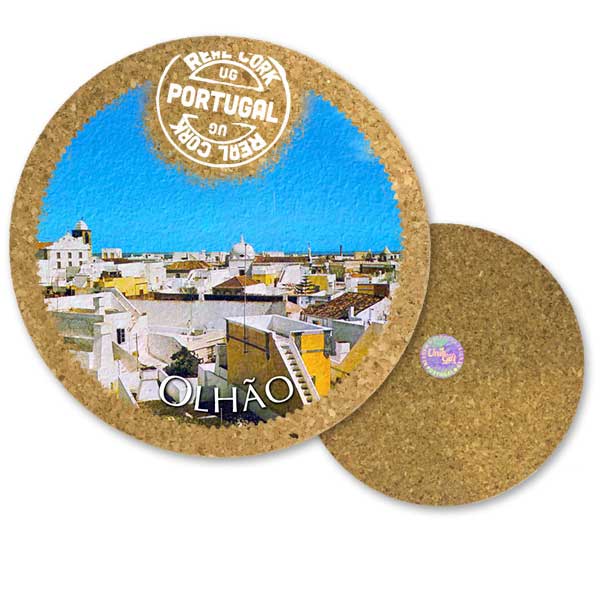 19cm cork round base