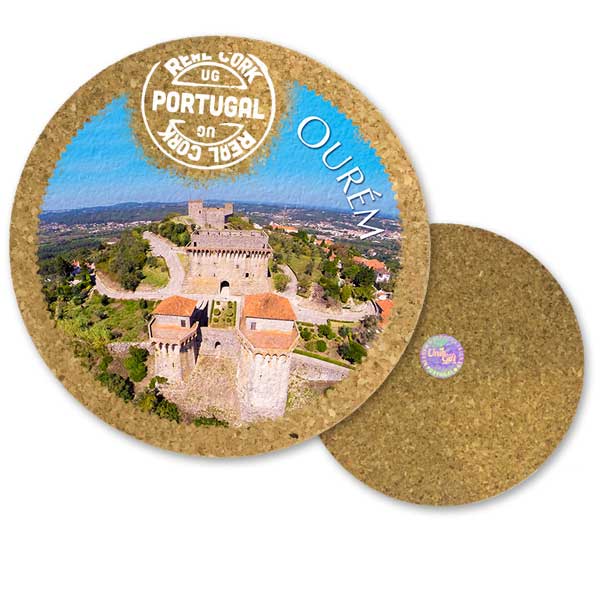 19cm cork round base